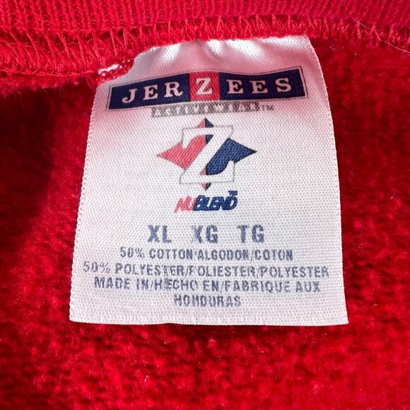 2003 Tampa Bay Buccaneers Super Bowl XXXVII Red Sweatshirt Mens Size XL Vintage - Picture 6 of 6